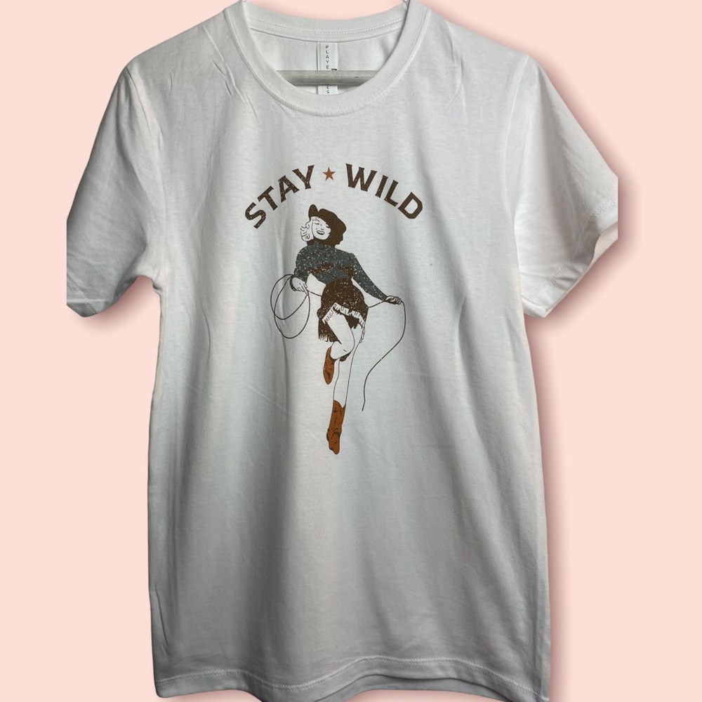 Stay wild western shirt